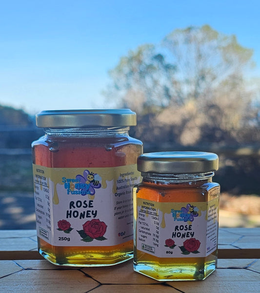 ROSE Infused Honey