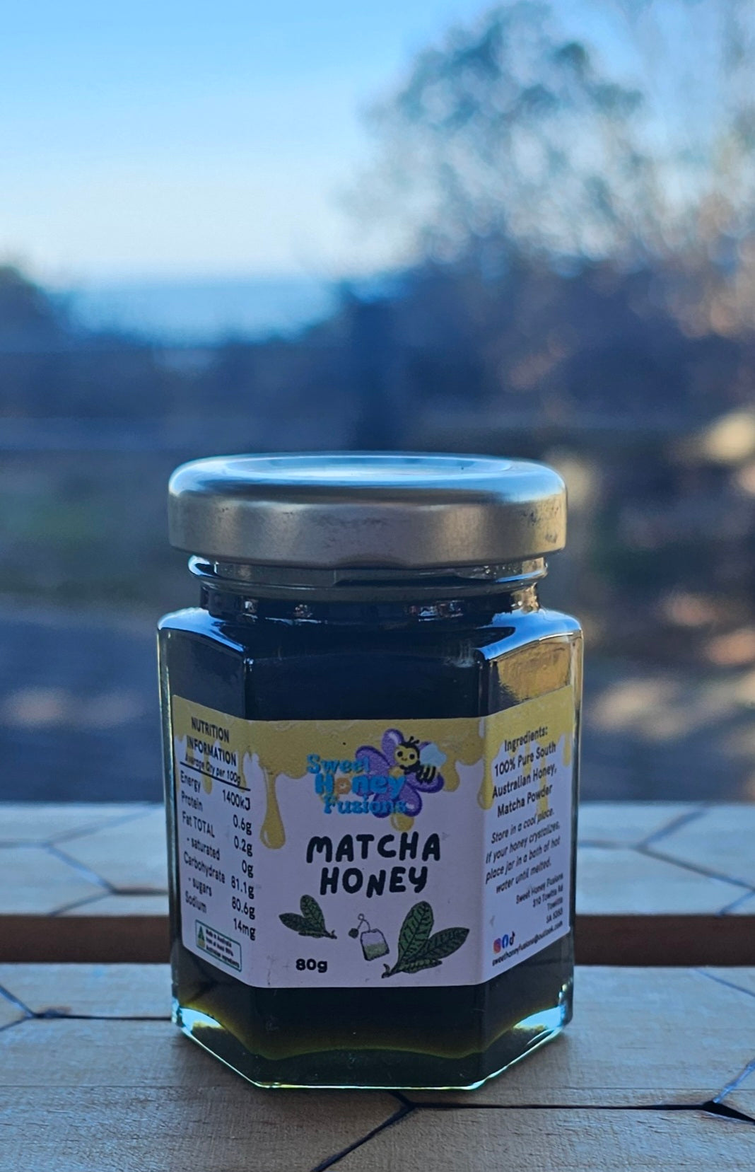 MATCHA Infused Honey