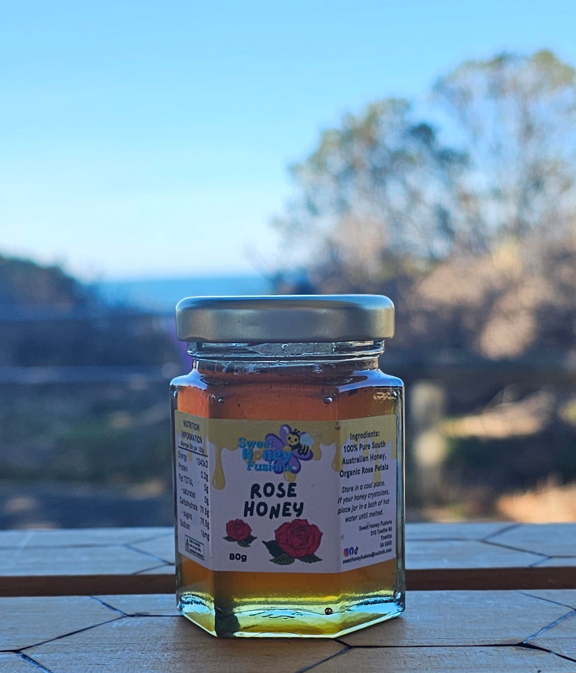 ROSE Infused Honey